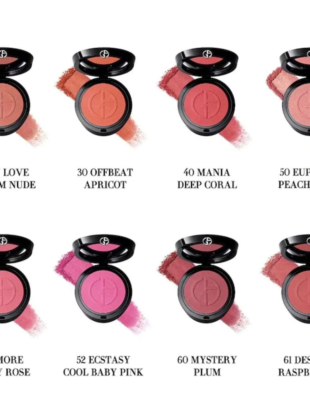 Armani Beauty  Luminous Silk Blurring Natural Glow Powder Blush - 61 Desire